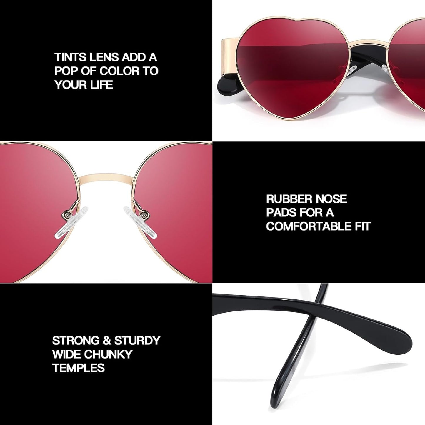 Designer Ladies Shades 90s Fashion Sun Glasses