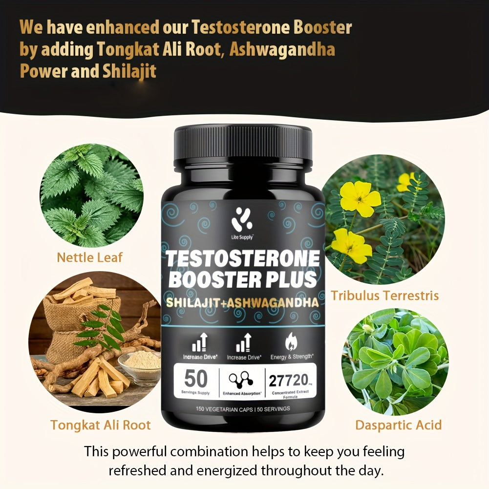 Ashwangdha Supplement With Shilajit, Ashwagandha, Tongkat Ali, Fadogia Agrestis, Fenugreek and all that good stuff