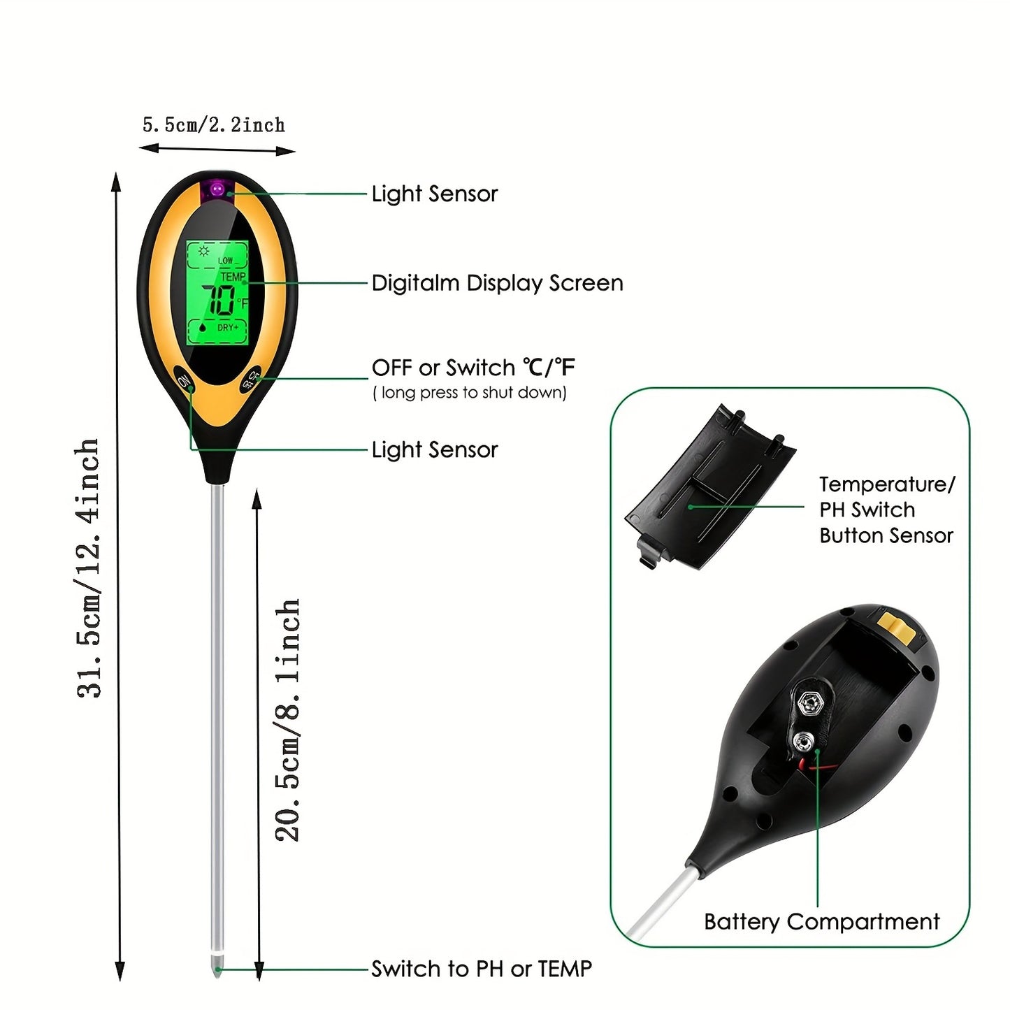 4-in-1 Soil Plant & Soil Monitoring