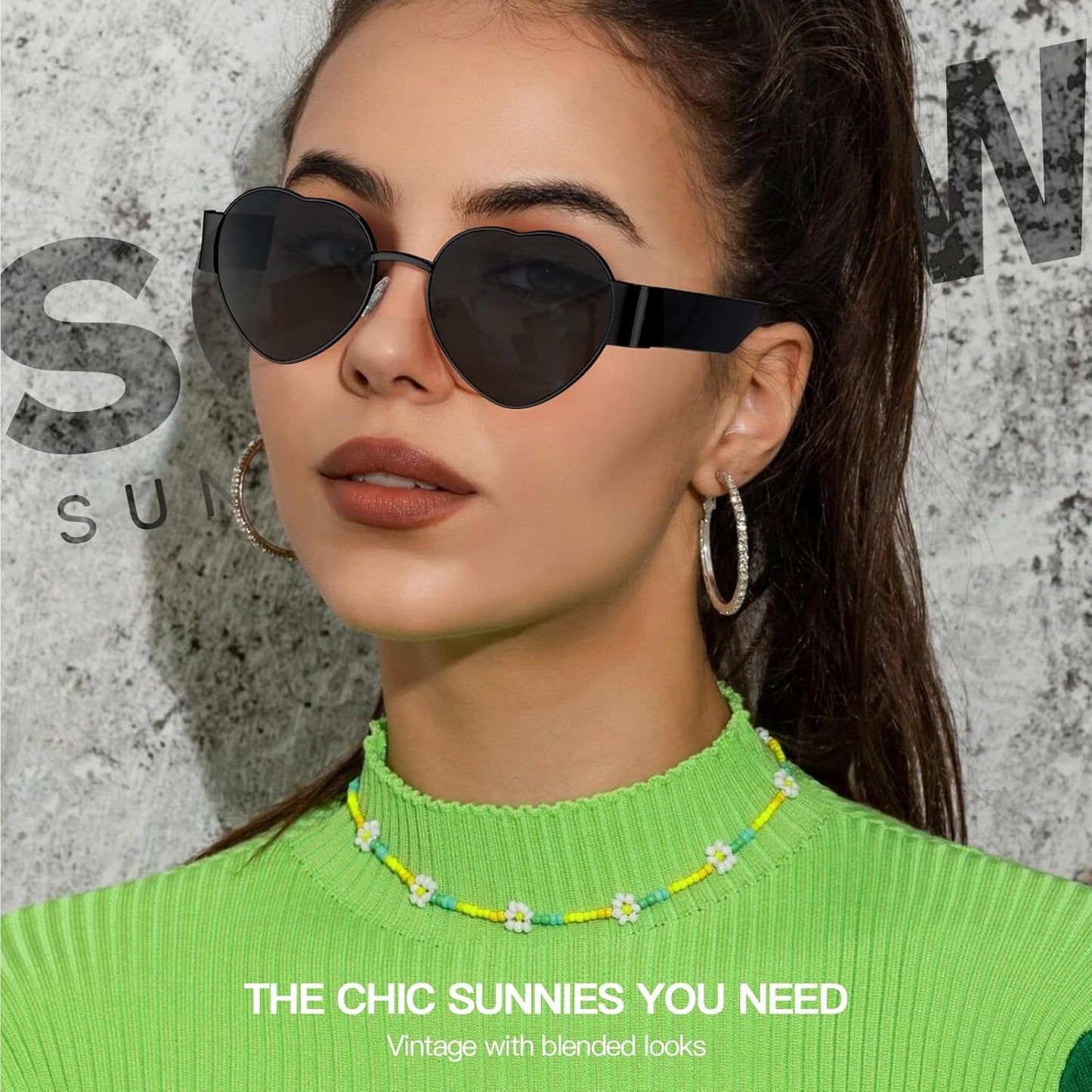 Designer Ladies Shades 90s Fashion Sun Glasses