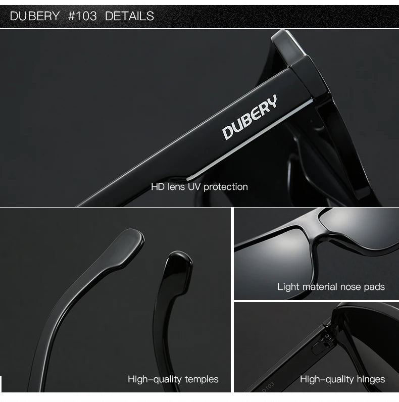 DUBERY Brand Summer Mirror UV400