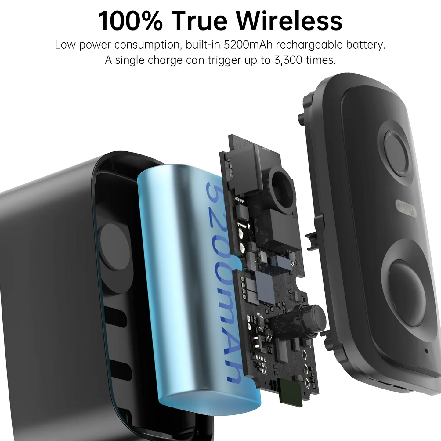 Outdoor Battery Wireless Security Video Camra 5G WIFI Network