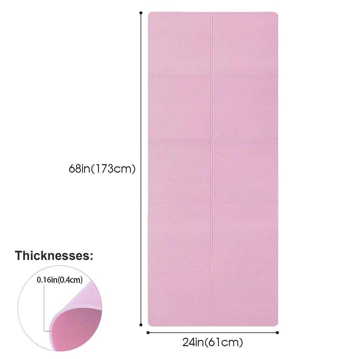 Thick EVA Yoga Mats 4mm