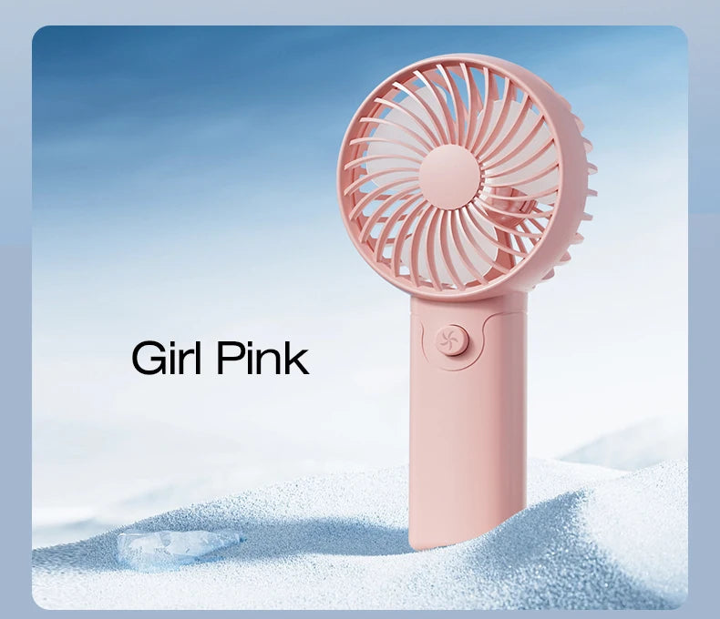 Portable Fan Convenient Creative Small Fan Pocket Hand-held Fan Lightweight Adjustable Cute Handheld Mini Fan Air Coolers