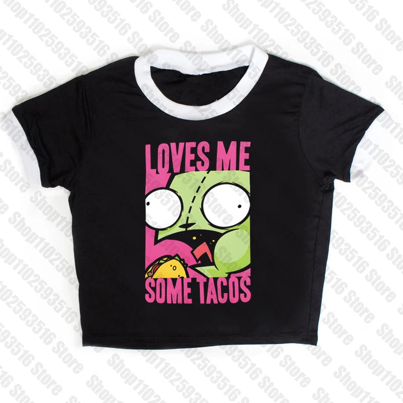 Baby Tees EMO Crop Top Y2K clothes