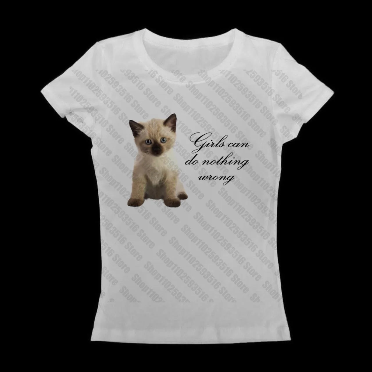 Punk Grunge cat Camisole Top Aesthetic Streetwear Womens Print Crop Top Y2k Clothes