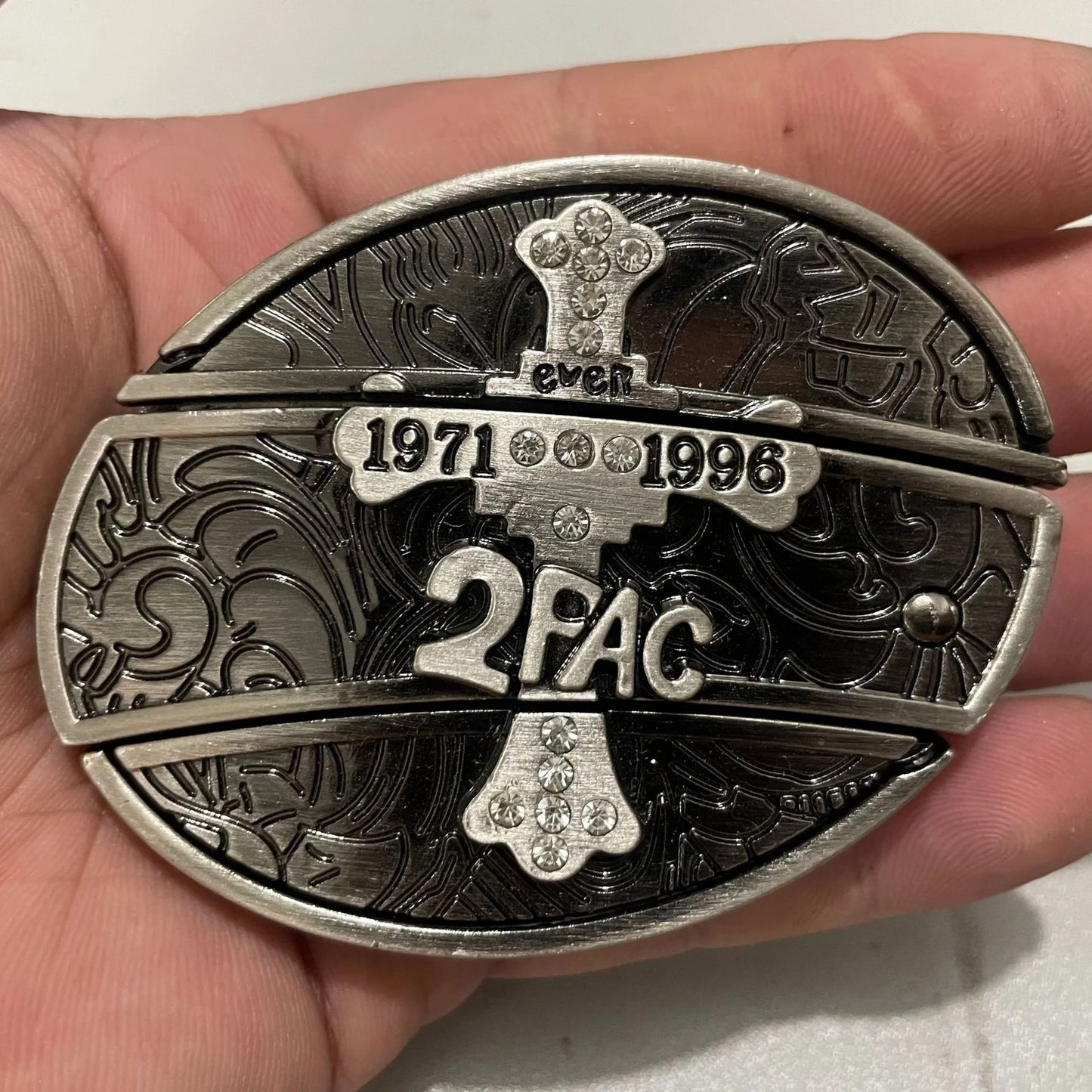 Animal punk belt buckle