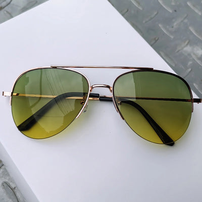 1pc Aviator Fashion Large For Driving Riding