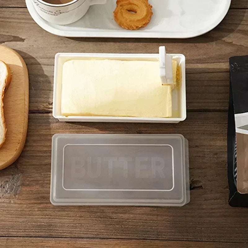 Butter Dish with Cover Butter Fresh-keeping Box with Cutter Slicer Countertop Butter Box