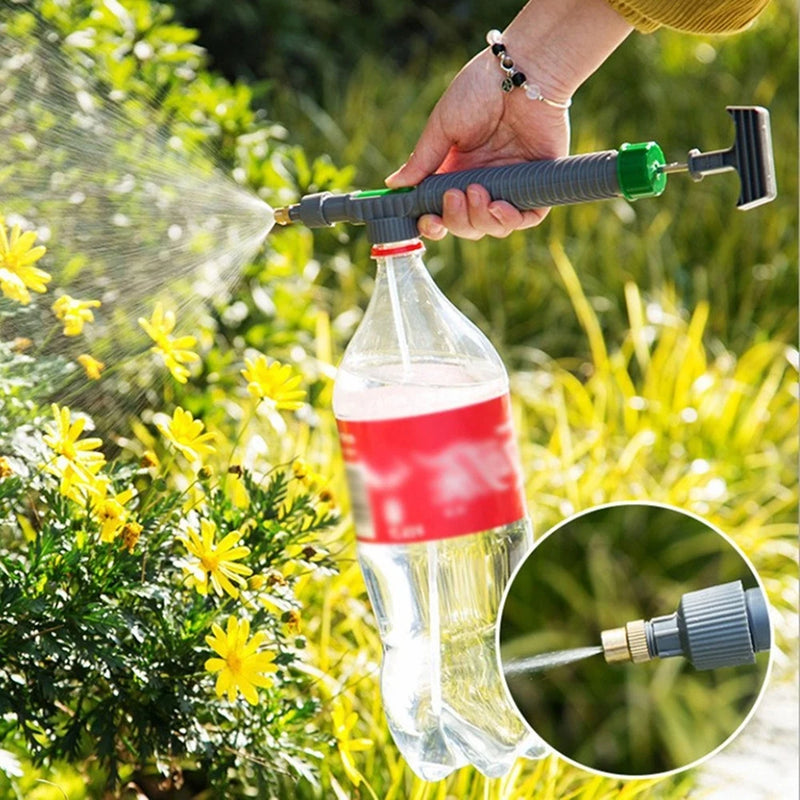 Gardening High Pressure Air Pump Agricultural Water Sprayer Bottle Fogger Garden Sprinkler Can Manual Head Nozzle Watering Tools