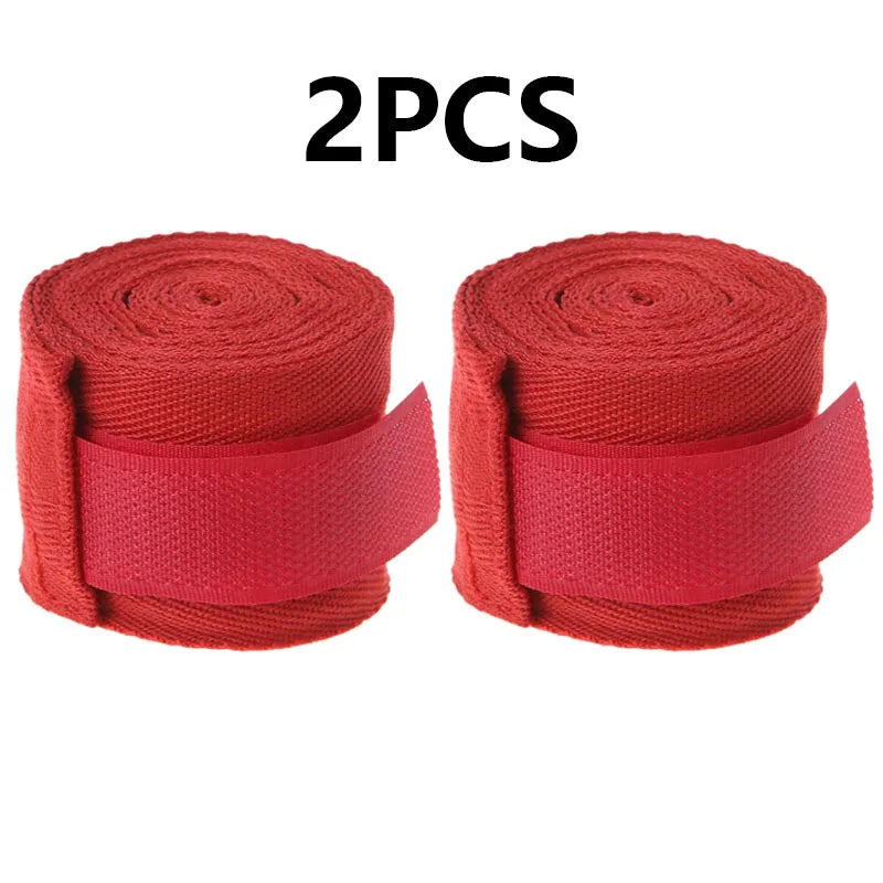 2PCS 1.5/2/3/5M Boxing Training Bandages Cotton Strap