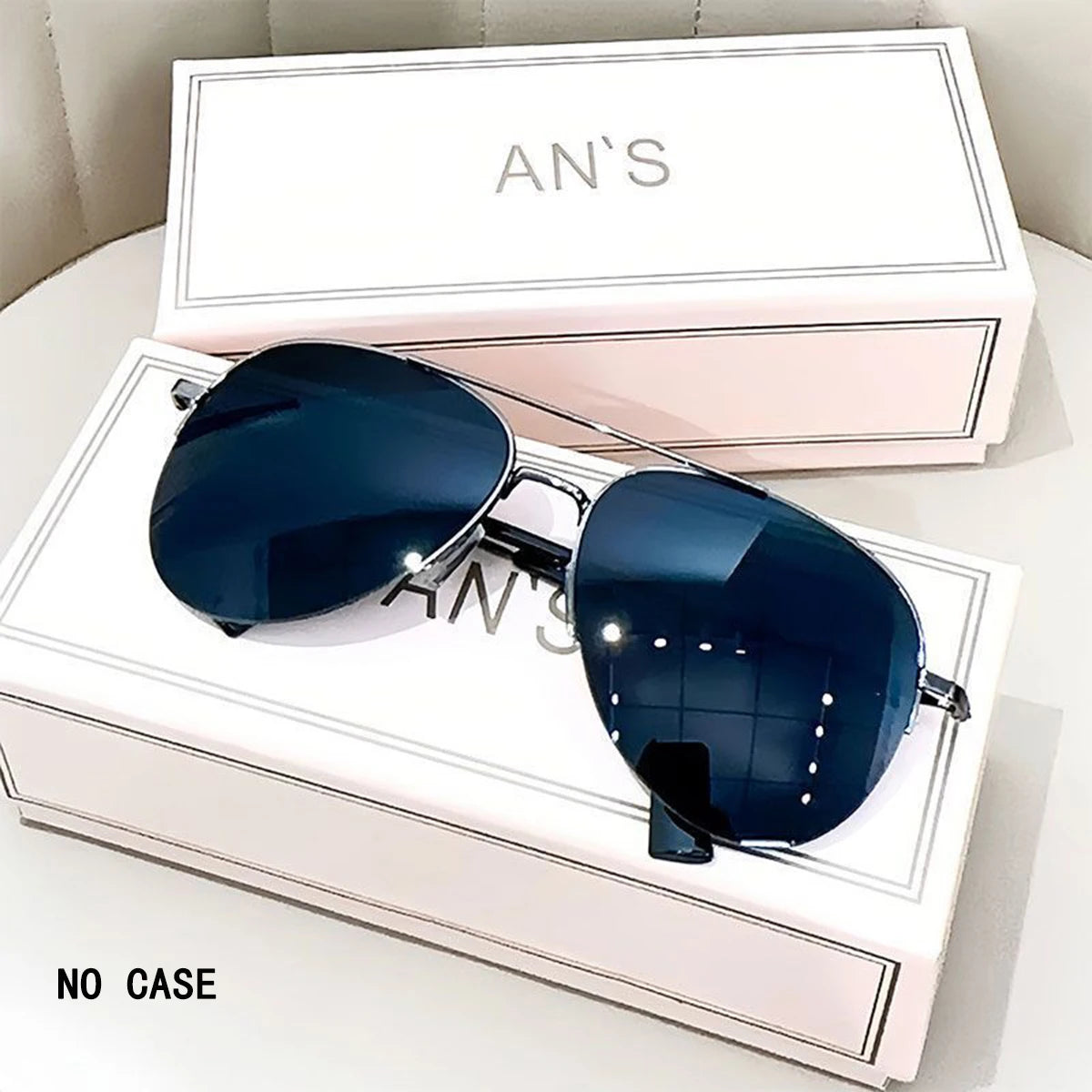 1pc Aviator Fashion Large For Driving Riding