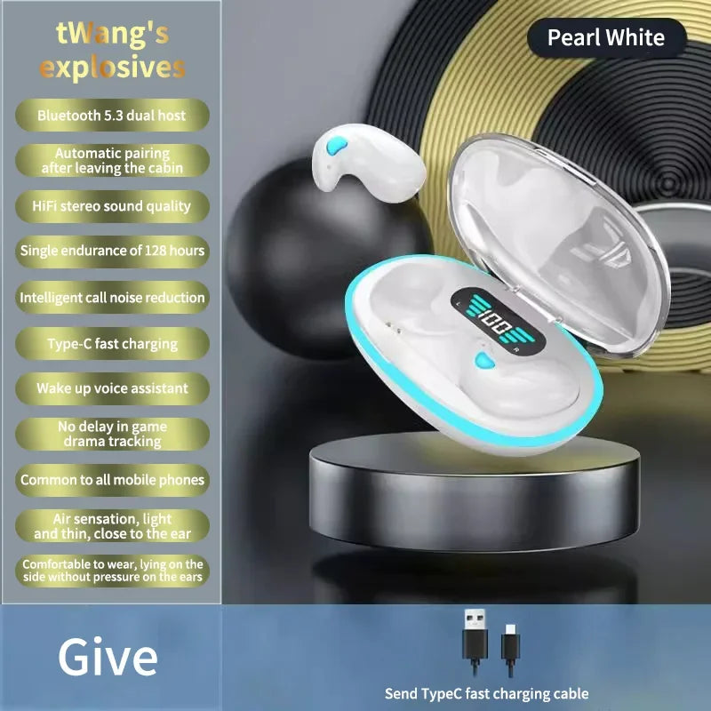 Sleep Hidden Earbuds Waterproof Noiseproof