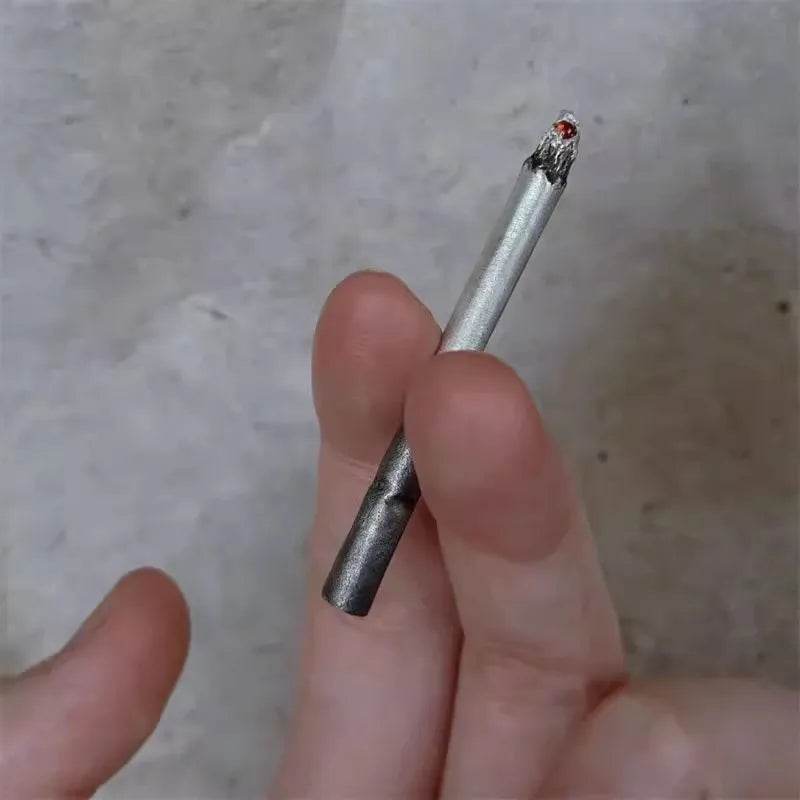 Punk Personality Charm Pendant Necklace for Men Women Punk Lonely Lgnited Cigarettes Necklace Hip Hop Jewelry Accessories Gifts