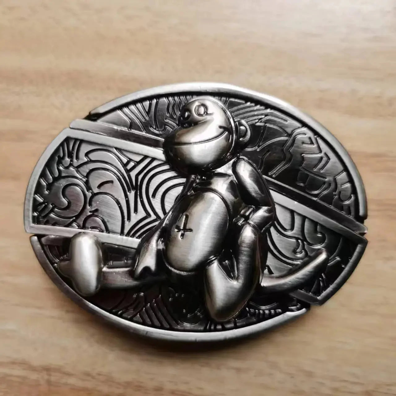 Animal punk belt buckle