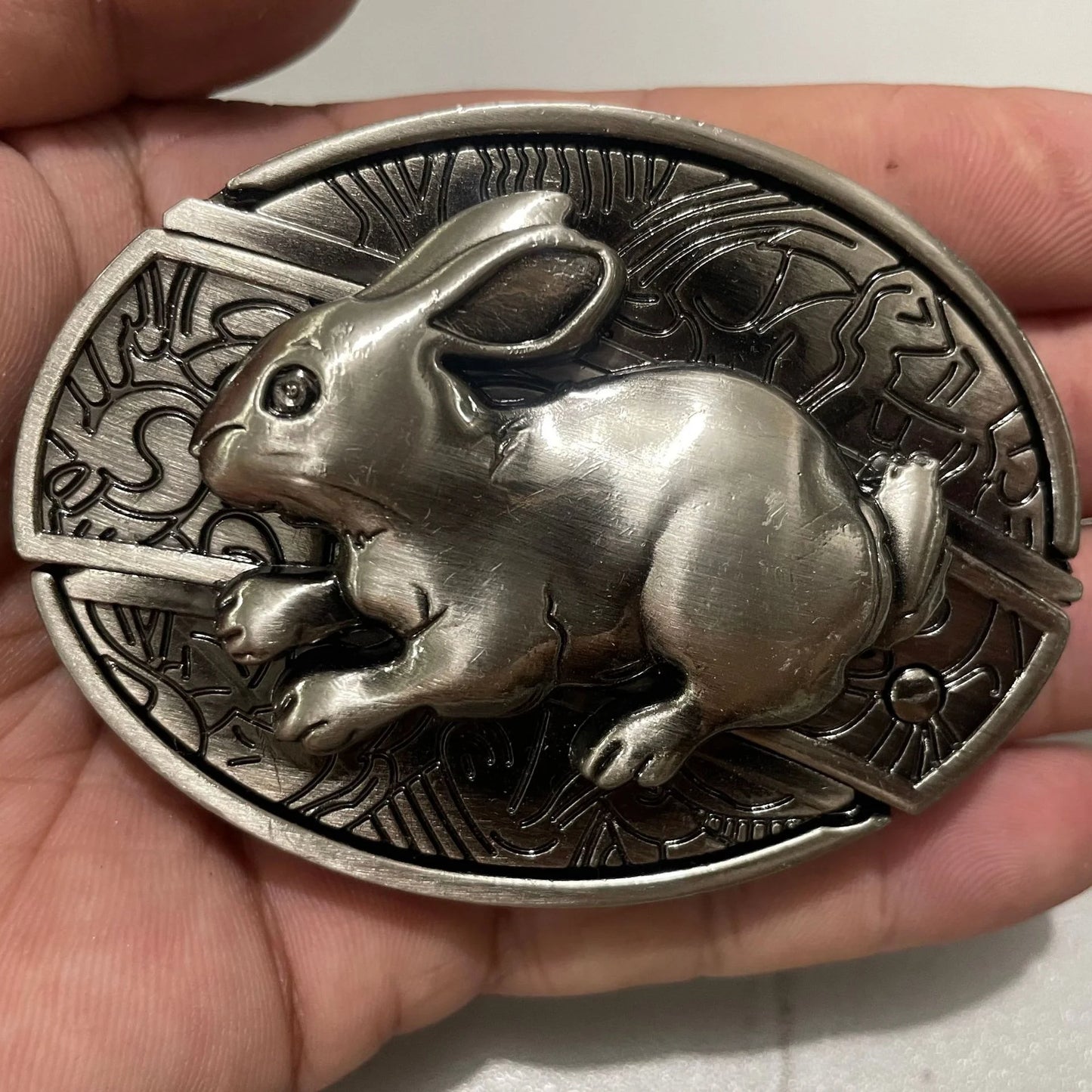 Animal punk belt buckle