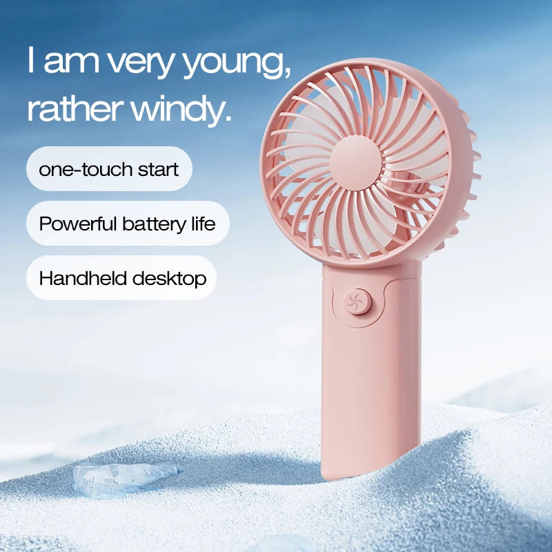 Portable Fan Convenient Creative Small Fan Pocket Hand-held Fan Lightweight Adjustable Cute Handheld Mini Fan Air Coolers