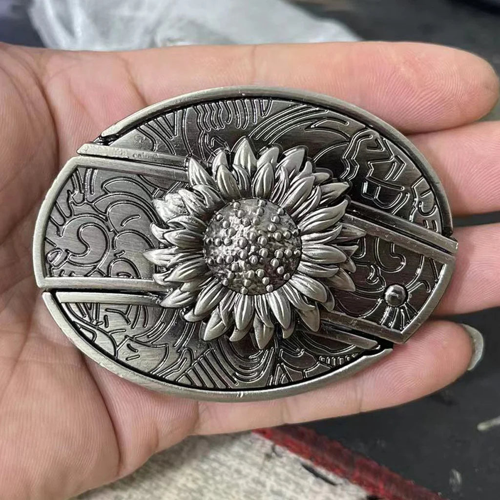 Animal punk belt buckle