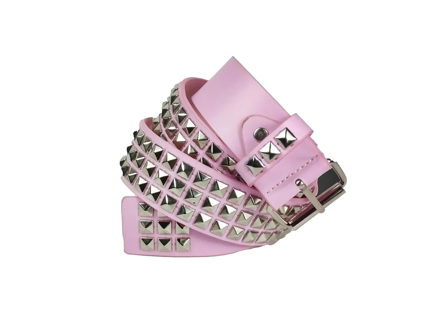 Pink Y2K Punk Goth Rivet Belt with Studded for Womens Girls Cute Punk Accessories