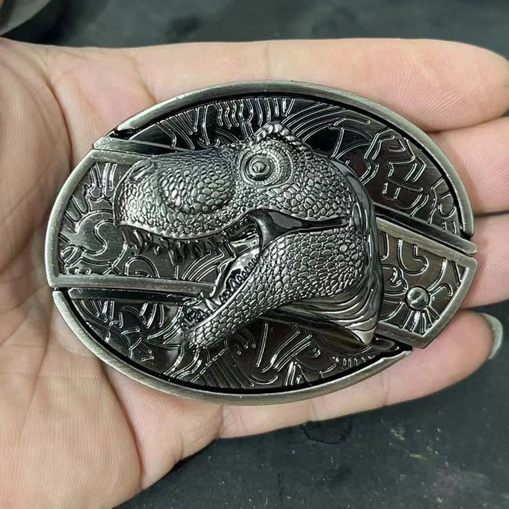 Animal punk belt buckle