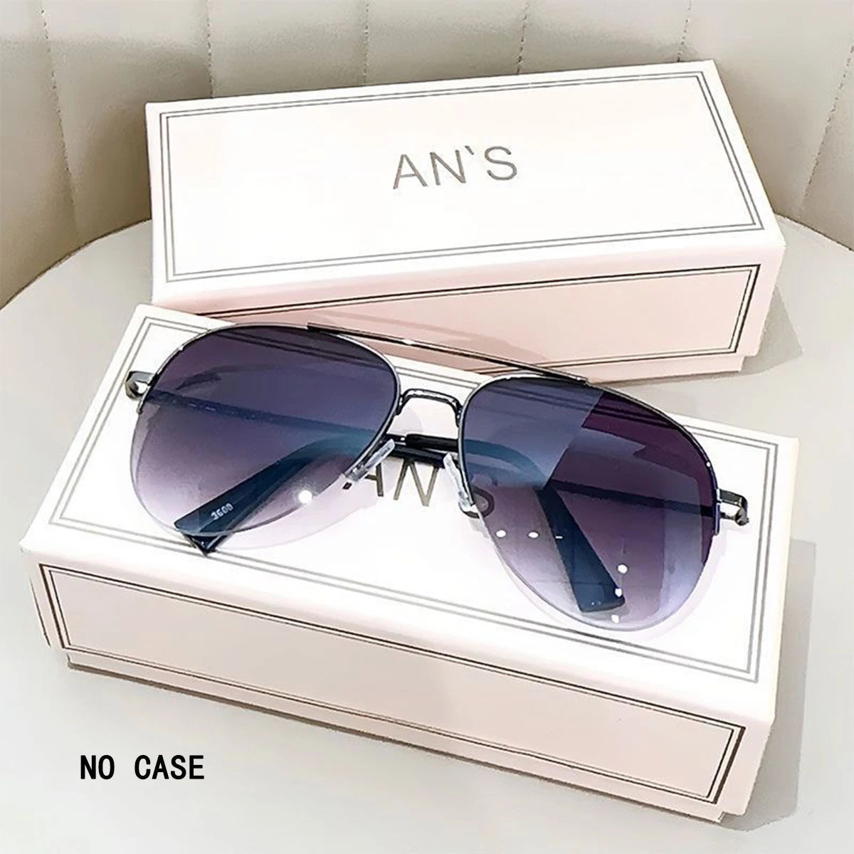 1pc Aviator Fashion Large For Driving Riding