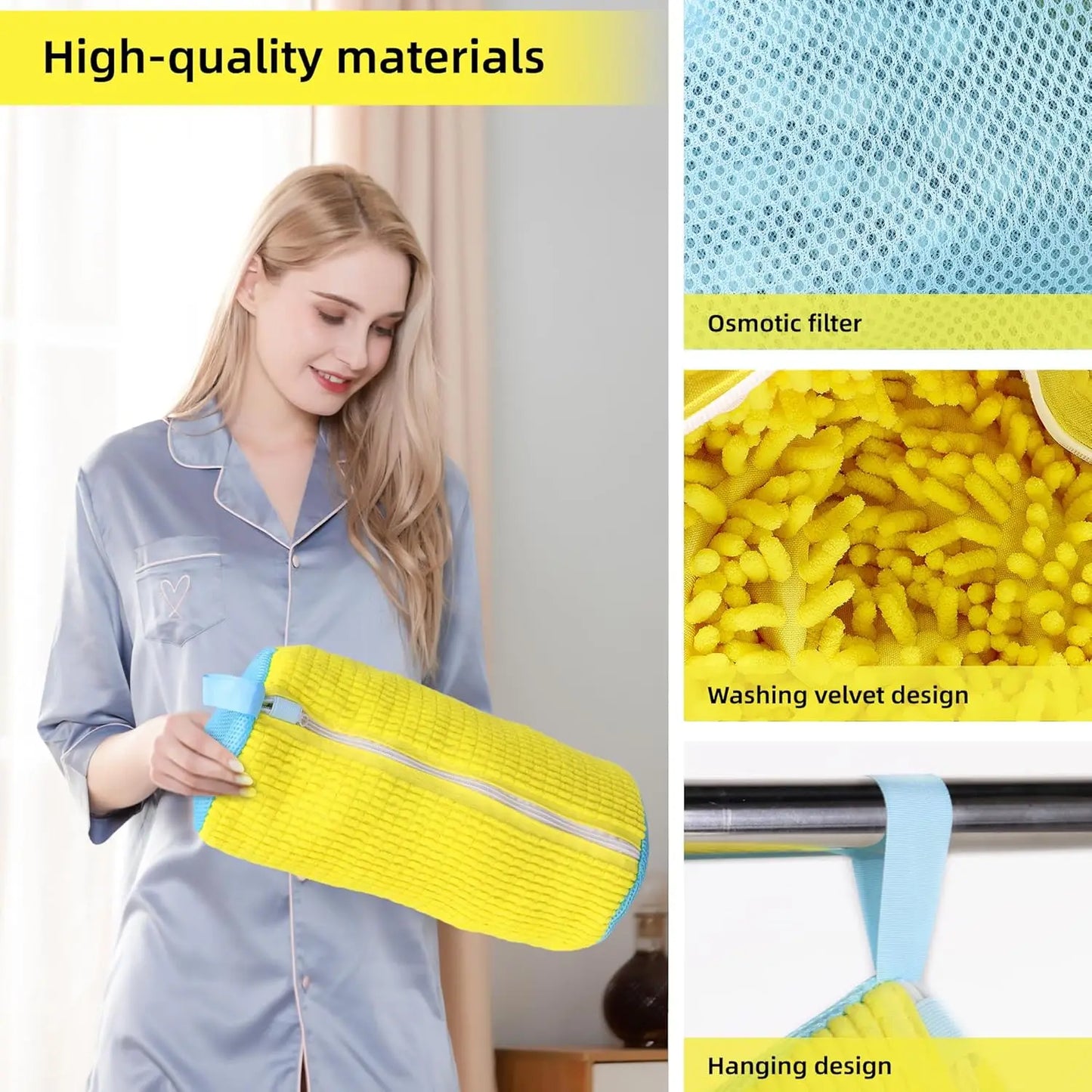 Shoe Washing Machine Bag: Shoe Bag for Washing Machine - Reusable Shoe Cleaning Bag for Sneaker