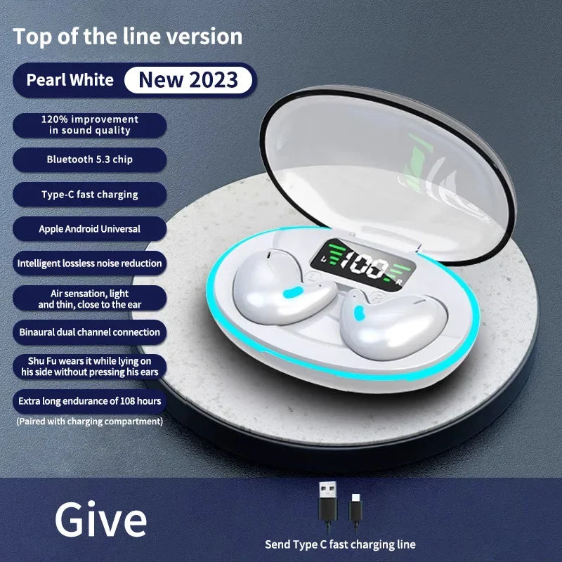 Sleep Hidden Earbuds Waterproof Noiseproof