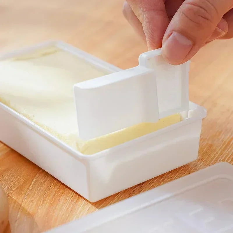 Butter Dish with Cover Butter Fresh-keeping Box with Cutter Slicer Countertop Butter Box