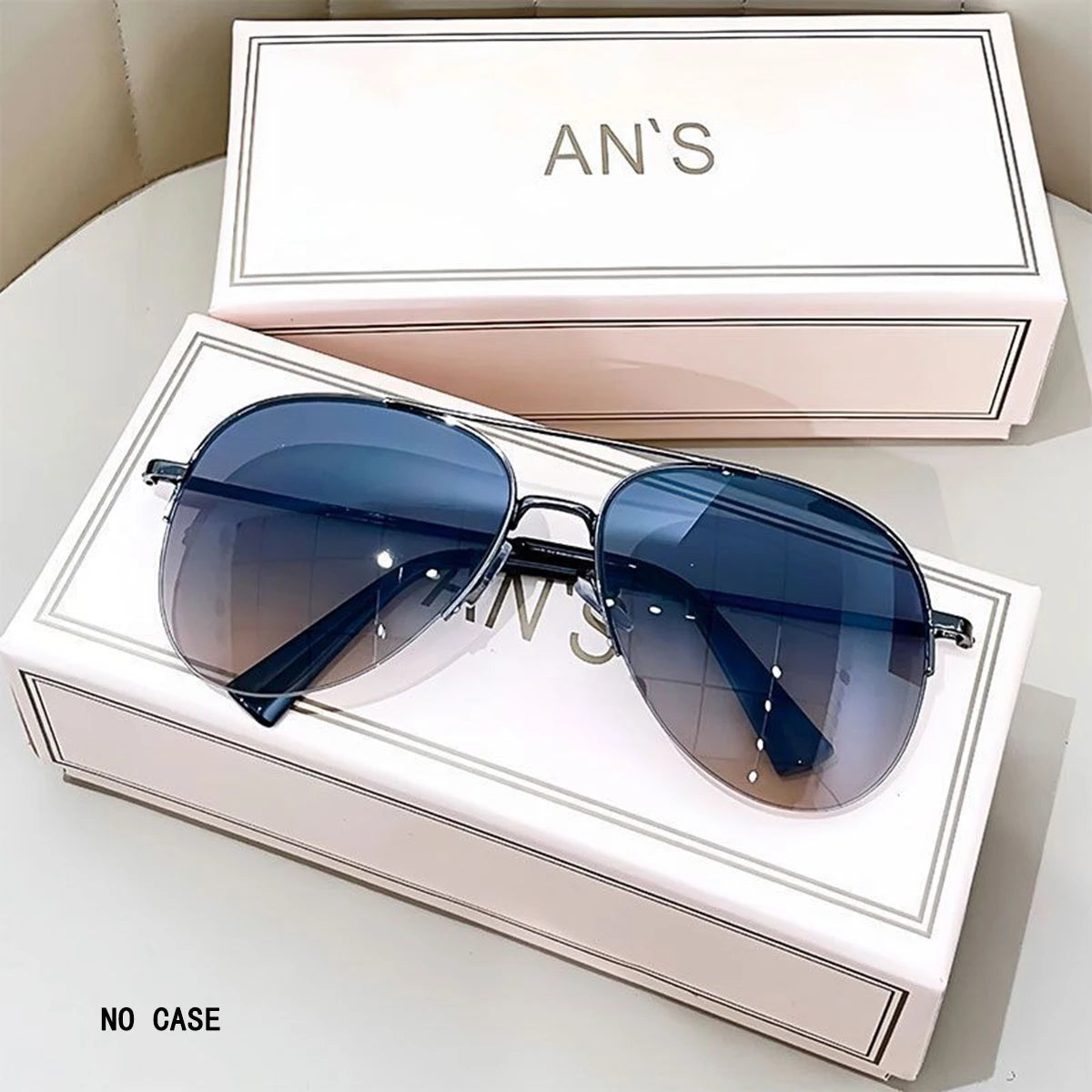 1pc Aviator Fashion Large For Driving Riding