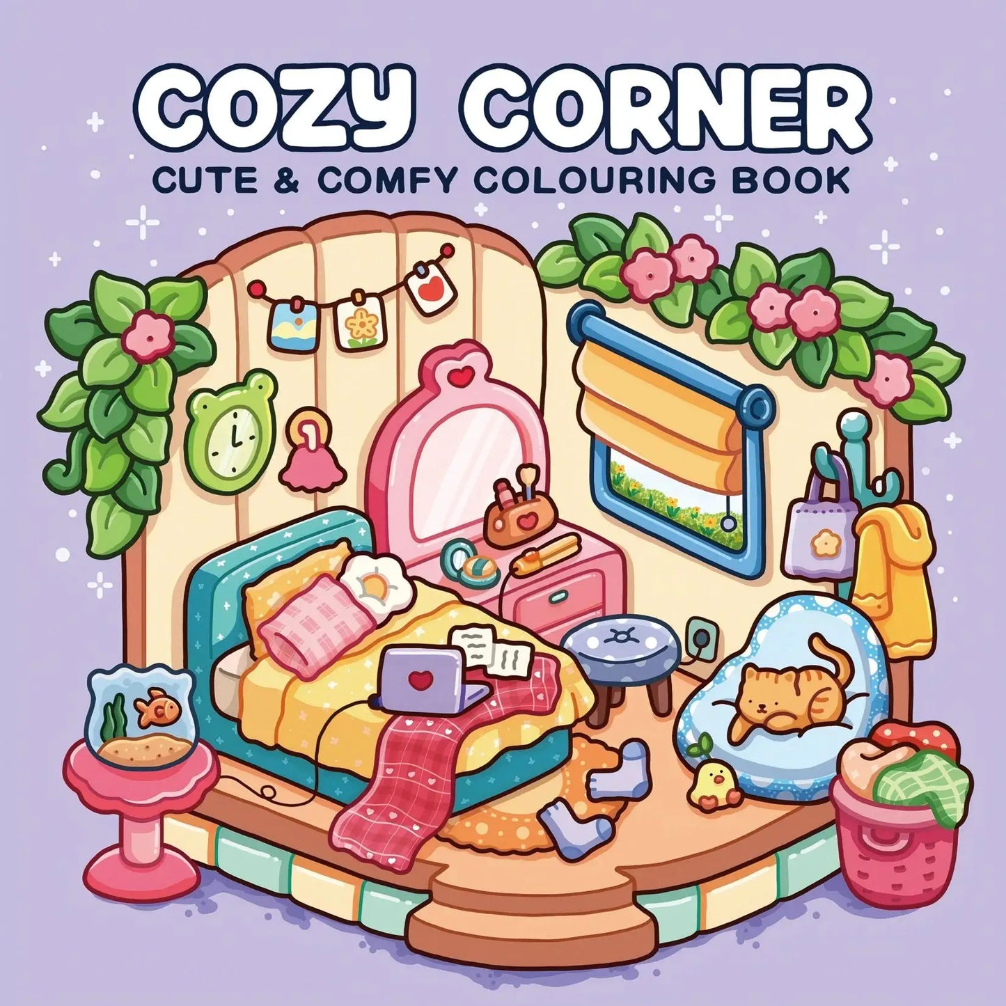 Garden Fun Coloring Book: Explore a beautiful garden. Enjoy charming drawings of adorable characters, the perfect way to relax.