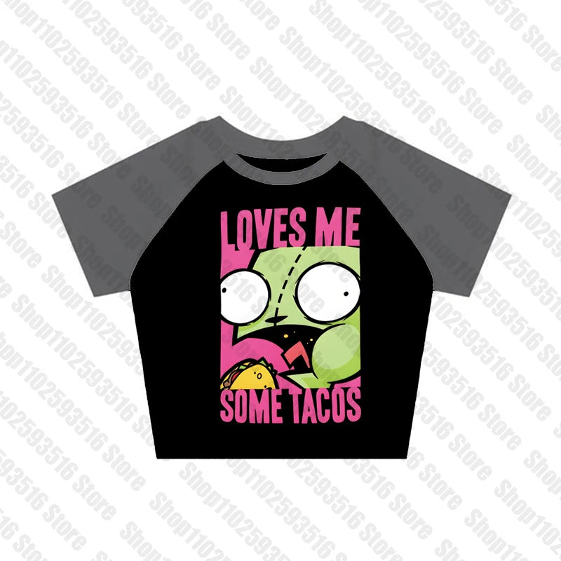 Baby Tees EMO Crop Top Y2K clothes