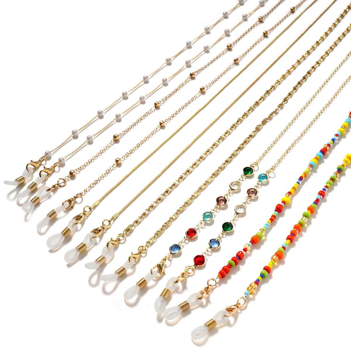 Sunglasses Neckless Masking Pearl Chains