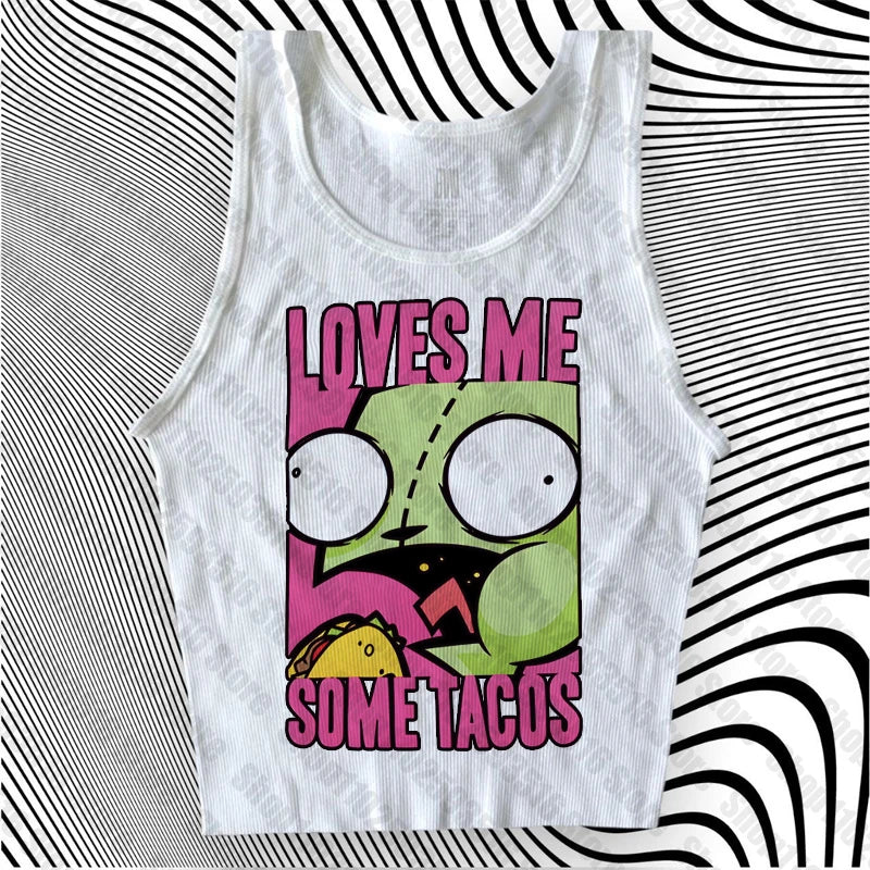Baby Tees EMO Crop Top Y2K clothes