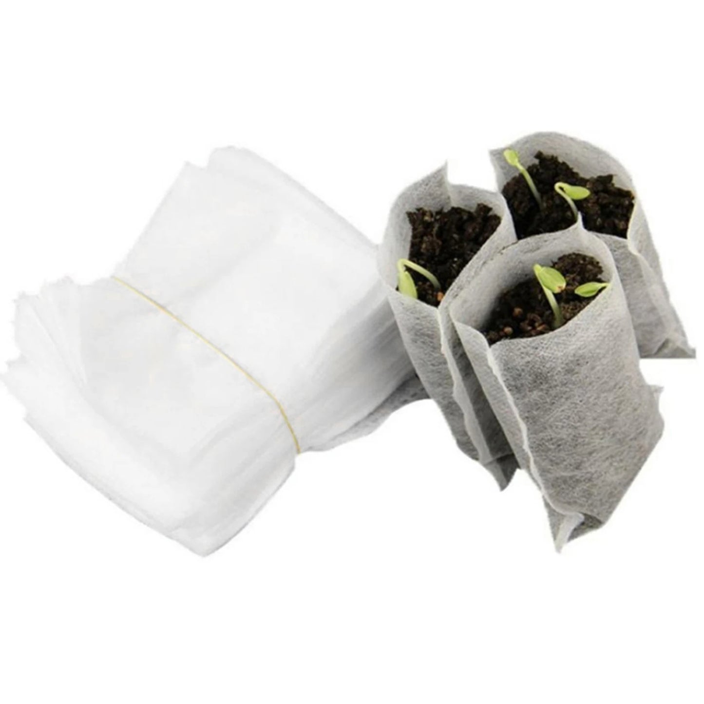 Seeding Grow Bags Biodegradable Seed Nursery Bags Plants Seeds To Sow Flower Pots Pouch Home Garden Supply