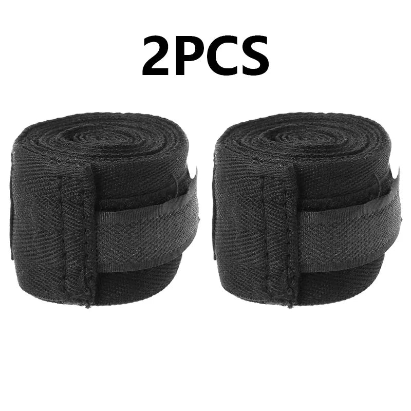 2PCS 1.5/2/3/5M Boxing Training Bandages Cotton Strap