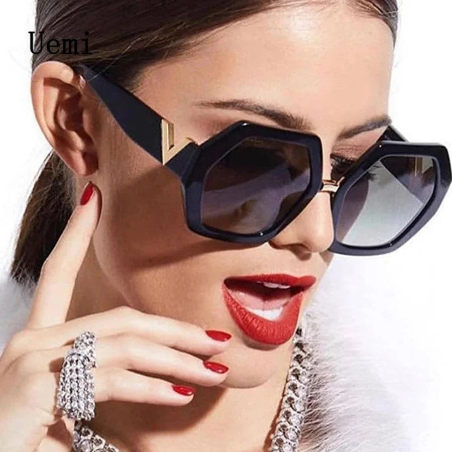 Luxury Ladies Designer Sun Glasses Female Shades