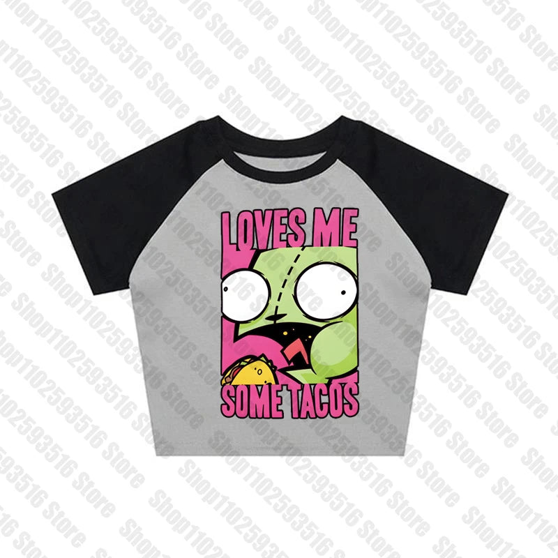 Baby Tees EMO Crop Top Y2K clothes