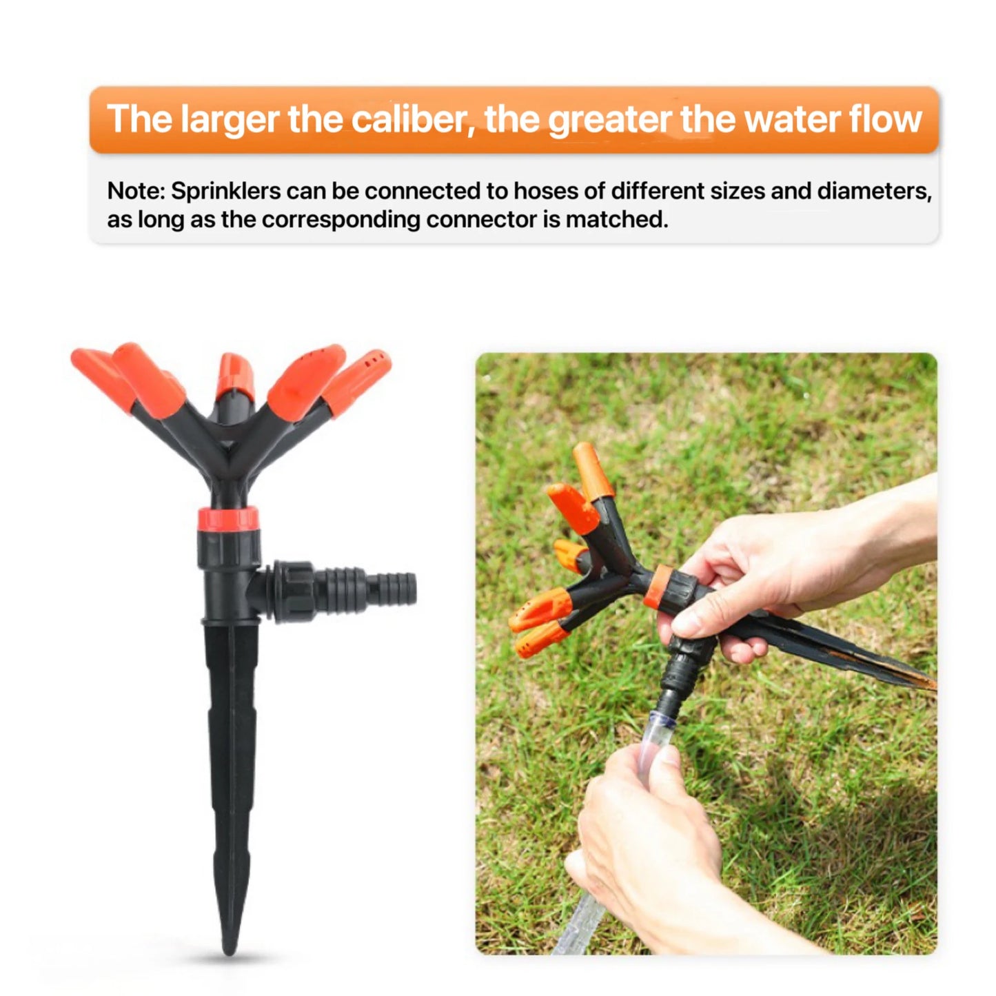360 Degrees Automatic Sprinkler