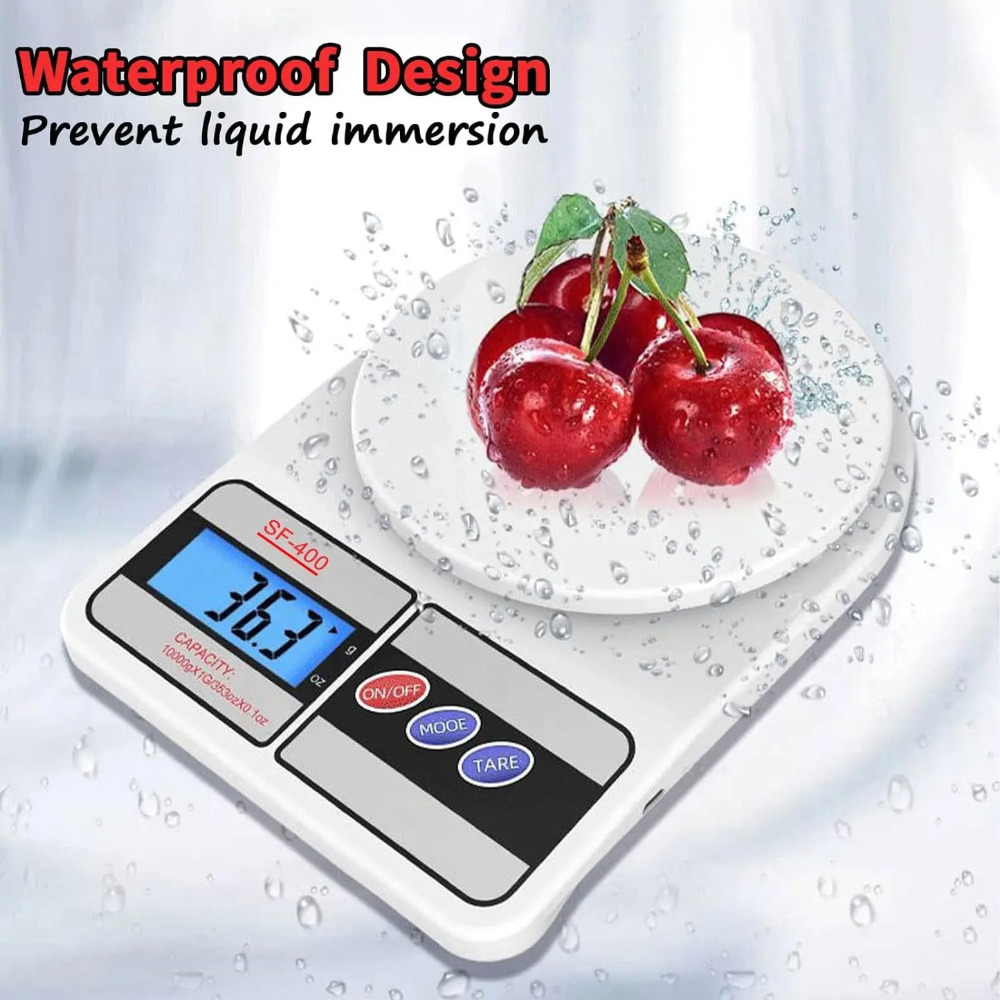 5kg/1g High-Precision LED Electronic Scales Portable Food Weight Balance Measuring Home Kitchen Tool