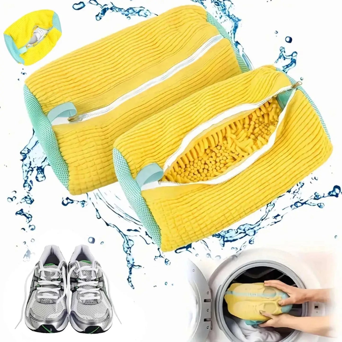 Shoe Washing Machine Bag: Shoe Bag for Washing Machine - Reusable Shoe Cleaning Bag for Sneaker
