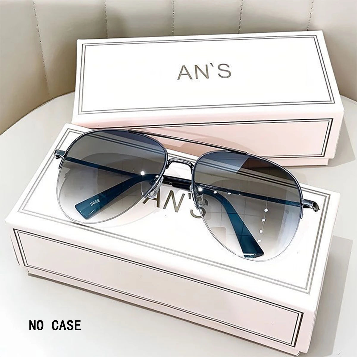 1pc Aviator Fashion Large For Driving Riding