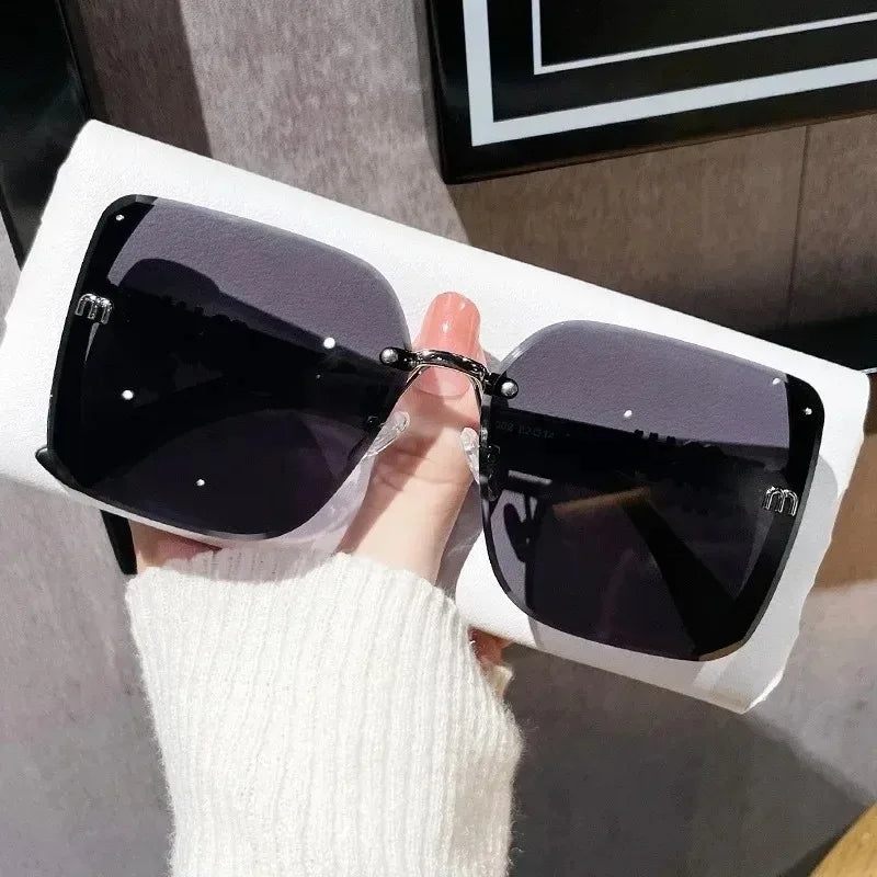 Ins New Fashion Square Sunglasses Women Luxury Designer Sun Glasses Ladies Vintage Trendy Driving Eyeglasses Gafas De Sol
