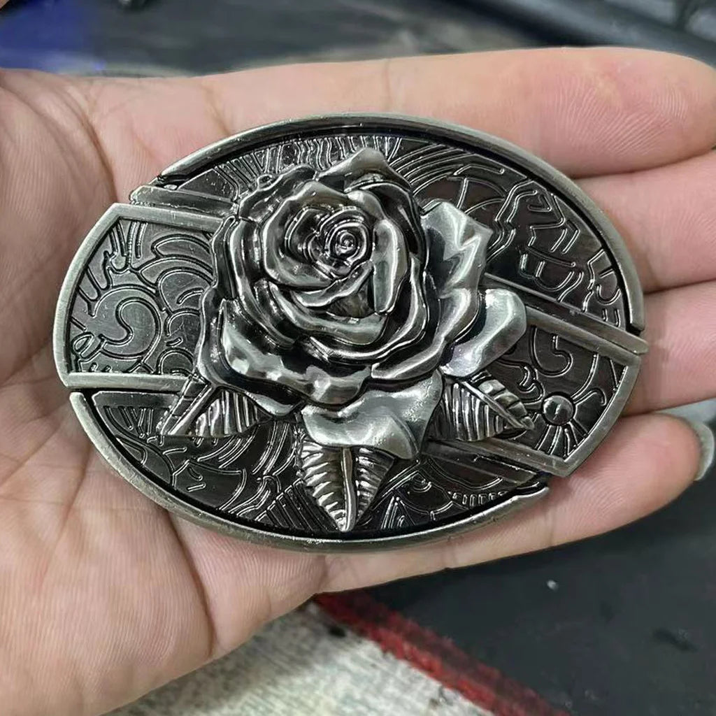 Animal punk belt buckle
