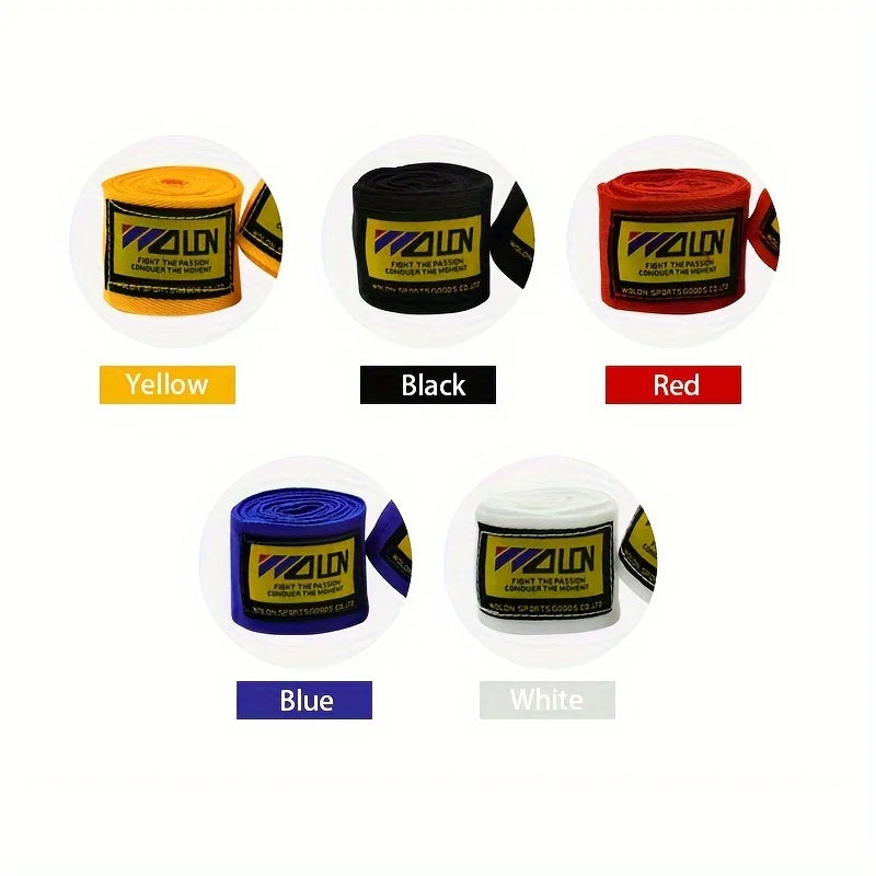 2PCS 1.5/2/3/5M Boxing Training Bandages Cotton Strap