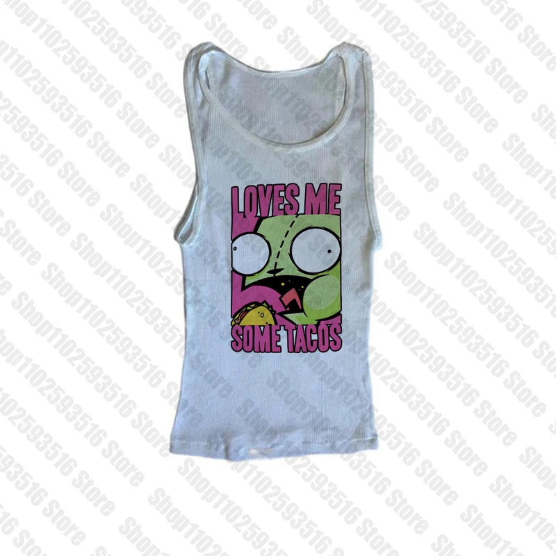 Baby Tees EMO Crop Top Y2K clothes