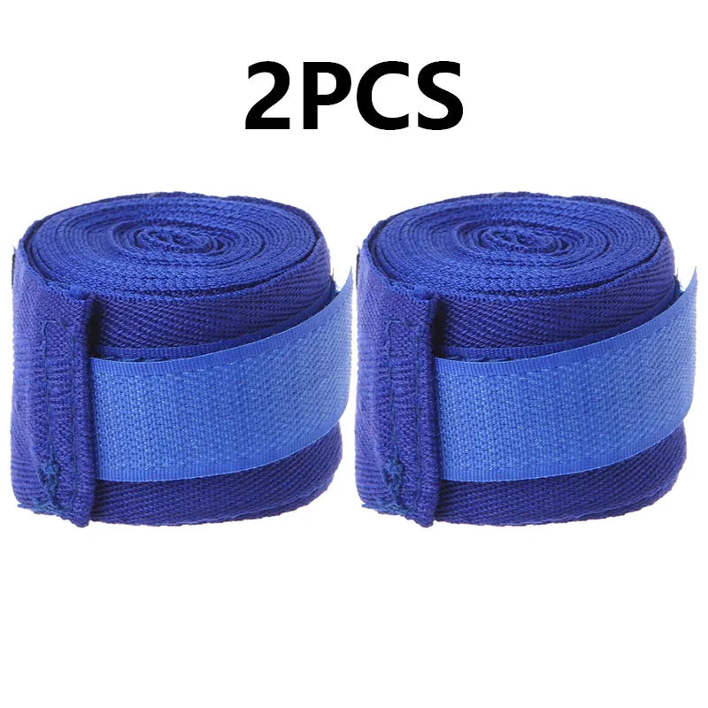 2PCS 1.5/2/3/5M Boxing Training Bandages Cotton Strap