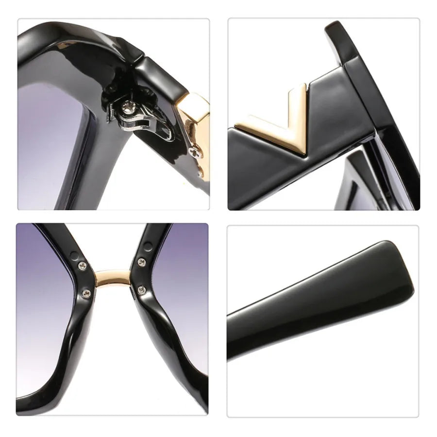 Luxury Ladies Designer Sun Glasses Female Shades