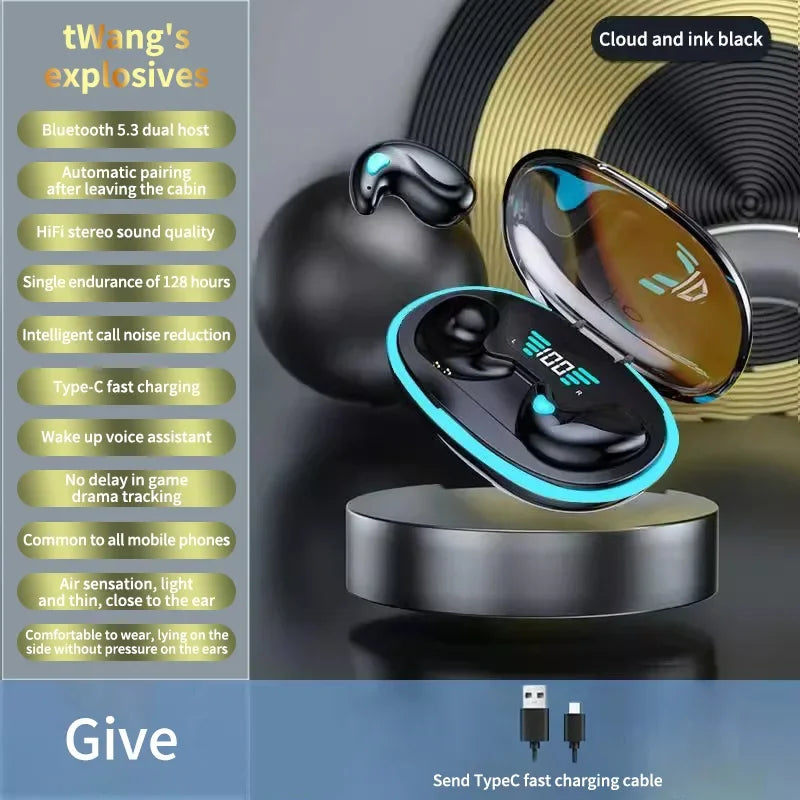 Sleep Hidden Earbuds Waterproof Noiseproof