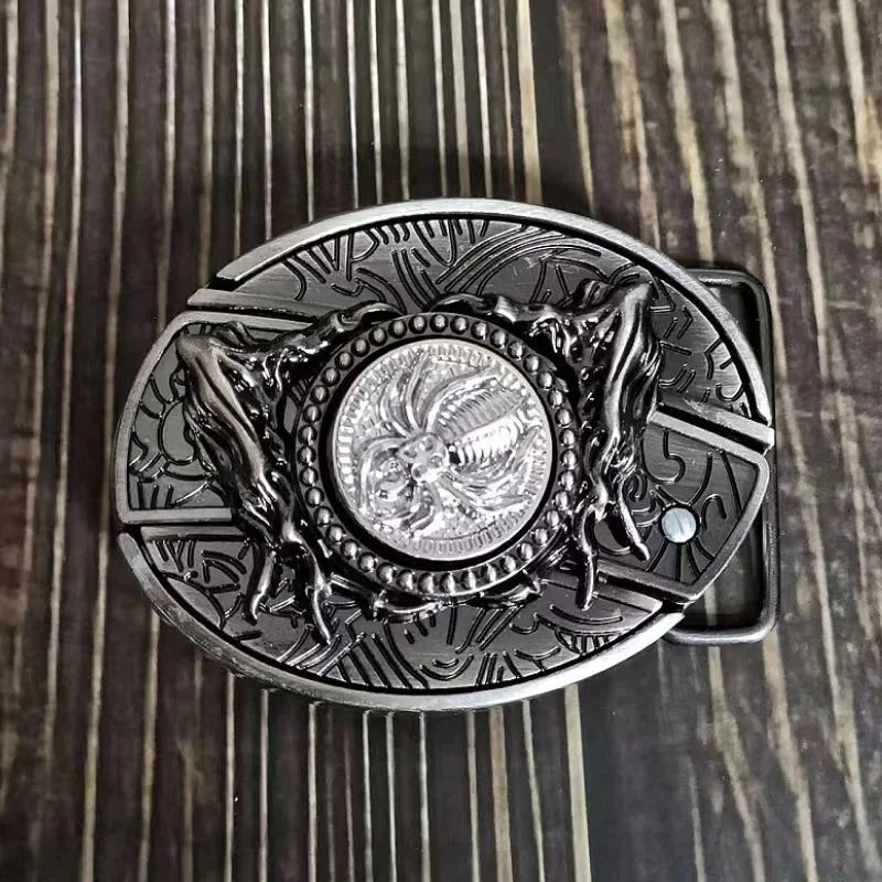 Animal punk belt buckle
