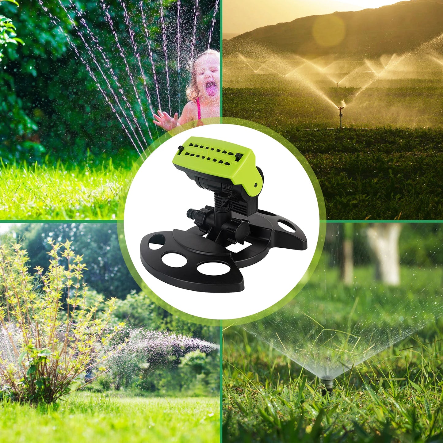 Garden Sprinkler Large Coverage Lawn Sprinkler Irrigation System